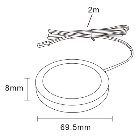 Светильник накладной мебельный 12V Mobiled Lightstar 036330