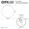 Светильник потолочный Citilux RON CL941D20B0