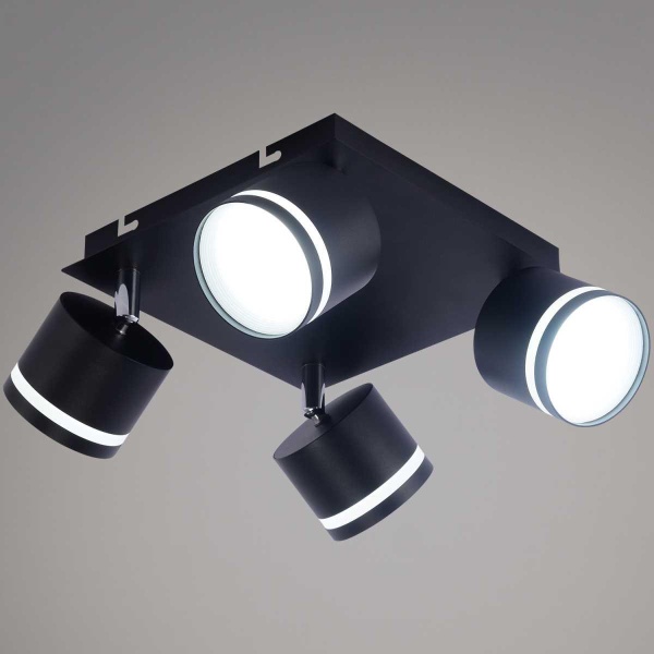 Люстра Reluce 51540-0.3-04 GX53 BK+CR