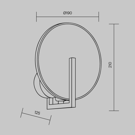 Бра Maytoni Marmo MOD099WL-01G2