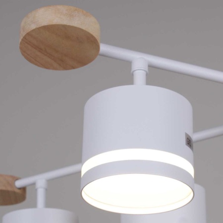 Люстра Reluce 78730-0.3-06 GX53 WH+WOOD