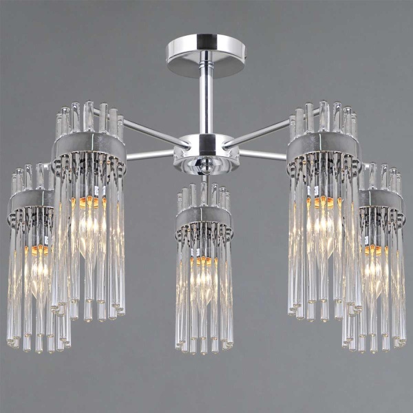 Светильник потолочный Illumico IL0761-5CSQ-25 CR GENOA