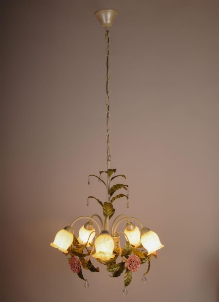 Подвесная люстра Abrasax L.6502-5CREAM