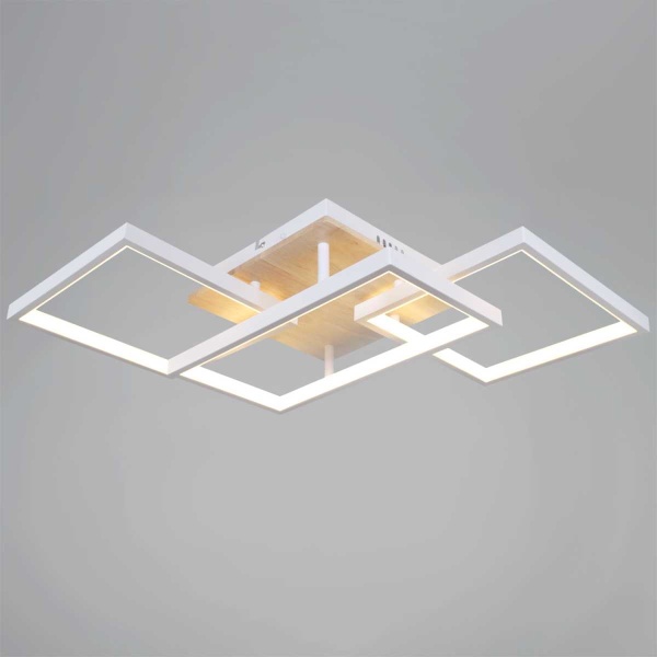 Потолочный светильник Reluce 49560-0.3-03 WH+WOOD