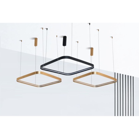 Подвесной светодиодный светильник Italline IT013-6031 gold 3000K