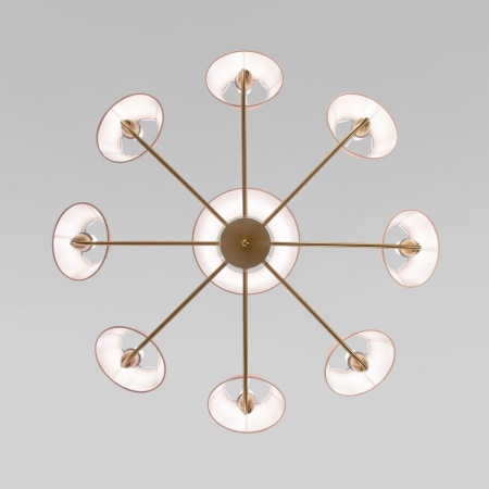 Подвесная люстра Eurosvet Milos 60154 латунь