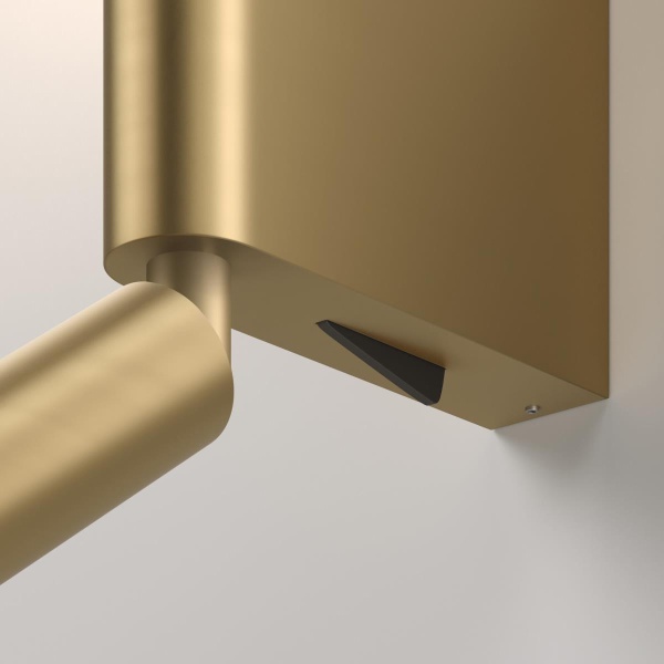 Настенный светодиодный светильник Elektrostandard Sarca LED 3000K 40111/LED латунь a066400