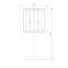 Настольная лампа Bogates Castellie 01107/3