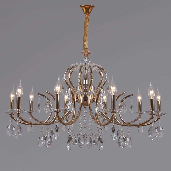 Люстра ILLUMICO IL2326-10POR-39 GD