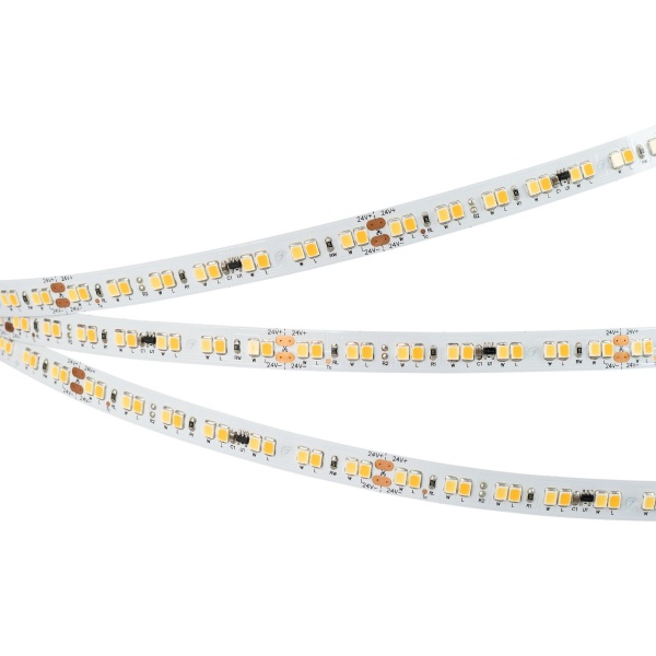 Светодиодная лента Arlight 21,3W/m 168LED/m 2835SMD от теплого до холодного 5M RT-A168-10mm 24V Day-MIX SWITCH 036215