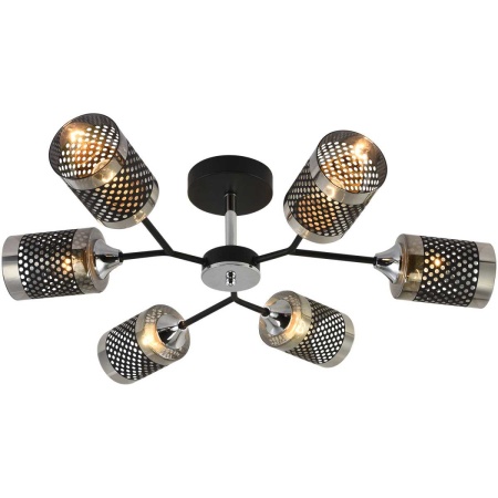 Потолочный светильник Reluce 01405-3.3-06B BK+CR