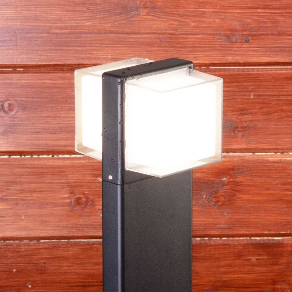 Уличный светодиодный светильник Elektrostandard 1520 Techno LED Maul чёрный a048171