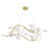 Подвесная люстра Crystal Lux Colibri SP6 Gold