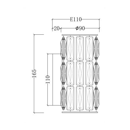 Бра Maytoni Talento DIA008WL-1CH