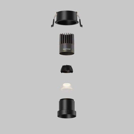 Встраиваемый светильник Maytoni Technical DL116-10W-3K-B