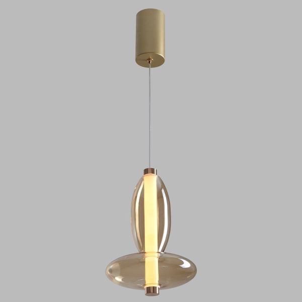 Подвесной светодиодный светильник Crystal Lux Quasar SP7W Led Amber