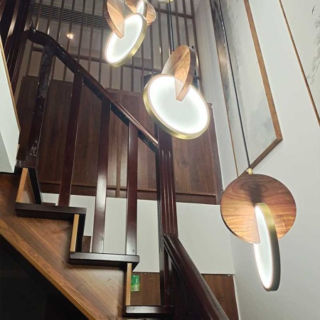 Подвесной светильник Imperium Loft Glatt Wood 7W 337333-26