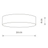 Потолочный cветильник Nowodvorski Lid Round Led White 10412