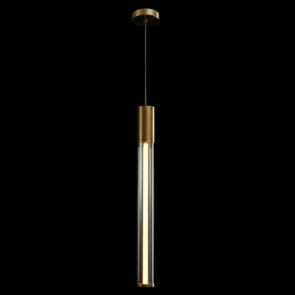 Подвесной светодиодный светильник Crystal Lux Lineup SP11W Led Brass