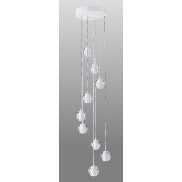 Подвесная люстра Crystal Lux Gaspar SP9 D300 White