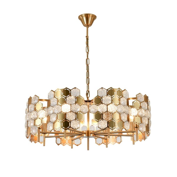 Подвесная люстра Indigo Delizia 12047/8P Brass V000572