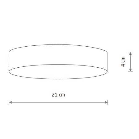 Потолочный cветильник Nowodvorski Lid Round Led Black 10417