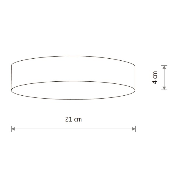 Потолочный cветильник Nowodvorski Lid Round Led Black 10417
