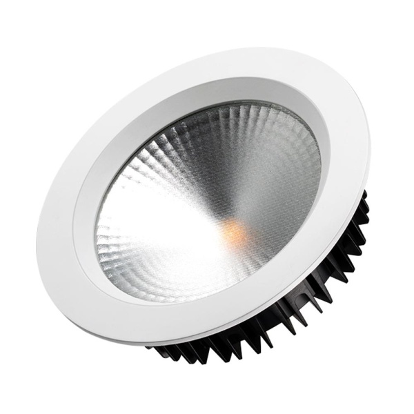 Встраиваемый светодиодный светильник Arlight LTD-187WH-Frost-21W Warm White 110deg 021069