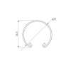 Рассеиватель Arlight Round-D40-2000 044519