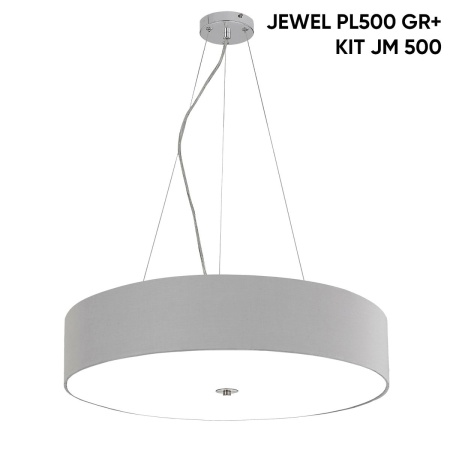 Потолочный светильник Crystal Lux Jewel PL500 Gray