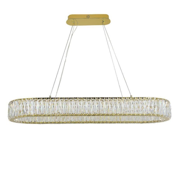 Подвесной светодиодный светильник Newport 8240/90 oval gold М0067858