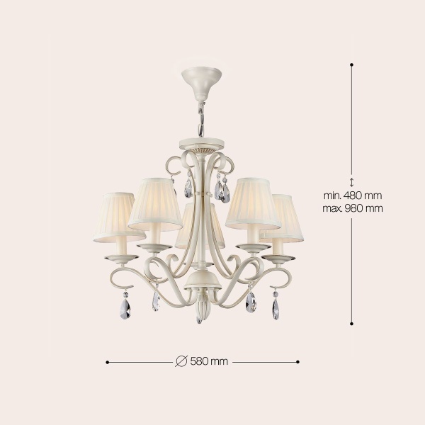 Потолочная люстра Maytoni Brionia ARM172-05-G