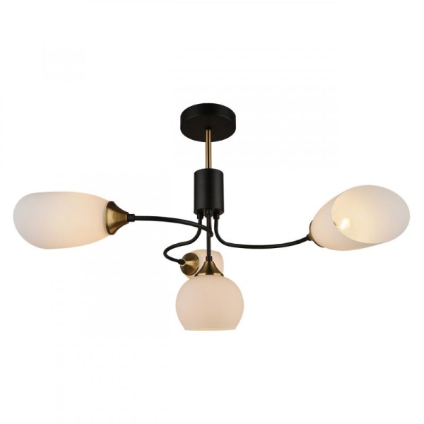 Потолочная люстра IMEX MD.3862-4-S BK+CP