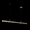 Подвесной светодиодный светильник Crystal Lux Lineup SP24W Led Brass