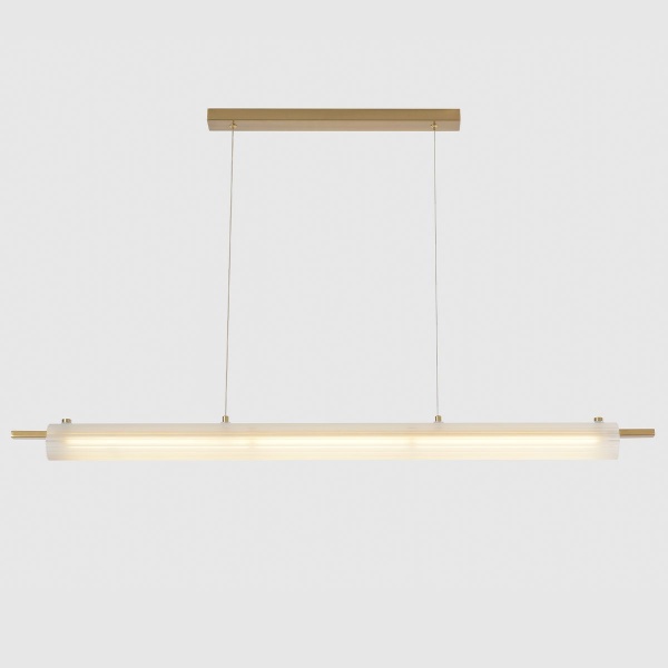 Подвесной светодиодный светильник Crystal Lux Tunnel SP40 Led Brass