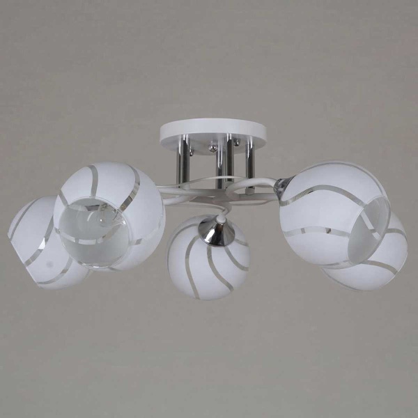 Потолочная люстра Reluce 99360-0.3-05 WH+CR