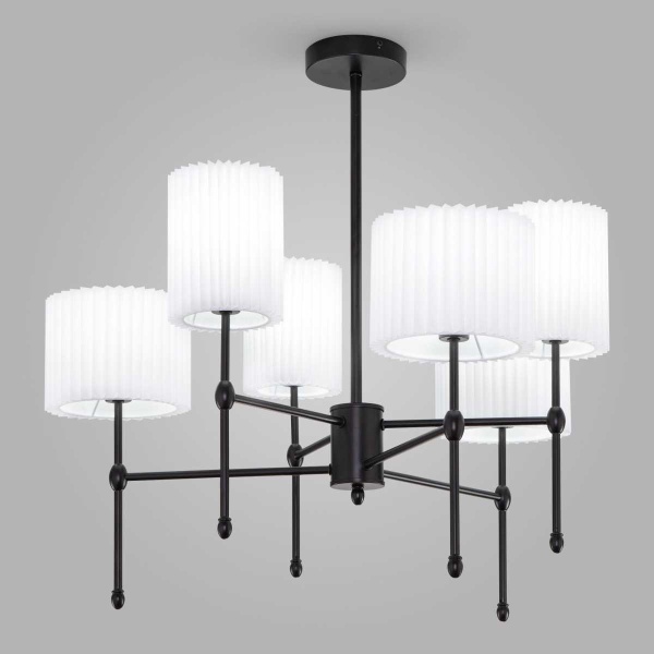 Подвесная люстра Eurosvet Notturno 60162/6 черный Smart