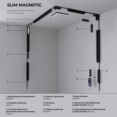 Подвесной комплект Elektrostandard Slim Magnetic 85094/00 a057209