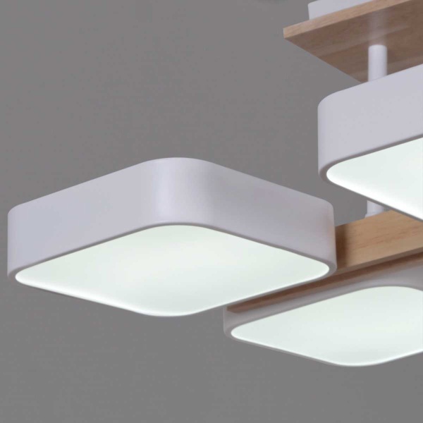 Светильник потолочный Reluce 03359-0.3-06 WH+WOOD