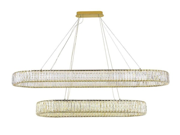 Подвесной светодиодный светильник Newport 8240/90 oval gold М0067858