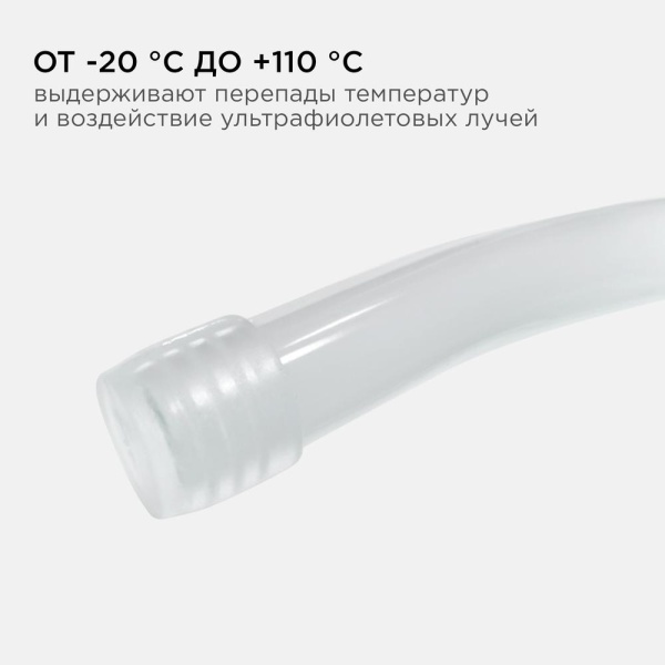 Комплект заглушек Apeyron 2 шт. к светодиодной ленте для бани и сауны 09-50