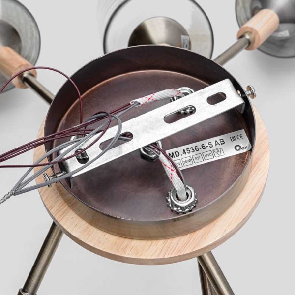 Потолочная люстра IMEX MD.4536-6-S AB