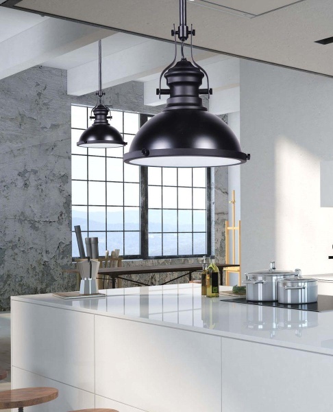 Подвесной светильник Lumina Deco Eligio LDP 6863-1 BK+WT