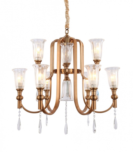 Подвесная люстра Lumina Deco Rionella LDP 8041-6+3 S.GD