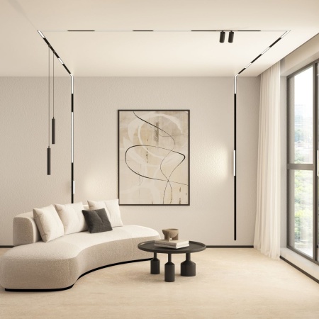 Трековый светодиодный светильник Denkirs Smart Linear DK8018-BK
