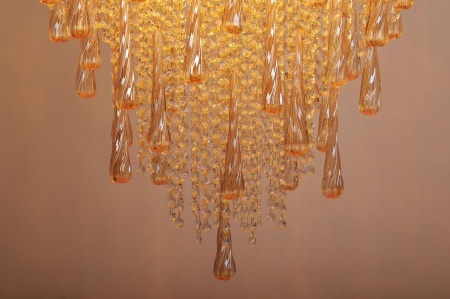 Подвесная люстра Abrasax Greta L.7101-6AMBER