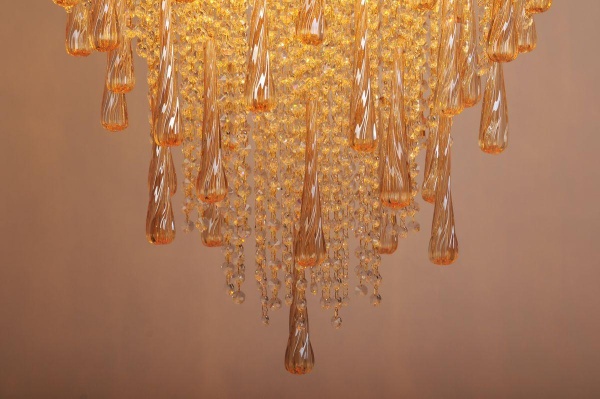 Подвесная люстра Abrasax Greta L.7101-6AMBER