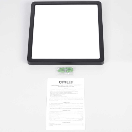 Накладной светодиодный светильник Citilux Бейсик Черный CL738K241V