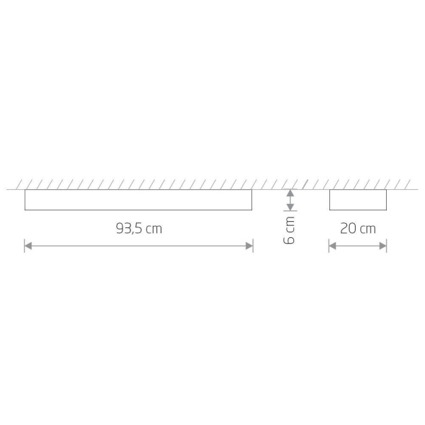 Потолочный светильник Nowodvorski Soft Ceiling Led 90x20 7542