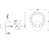 Настенный светильник Seven fires Мейна SF7015/1W-SGD